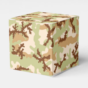 Desert camouflage favour box