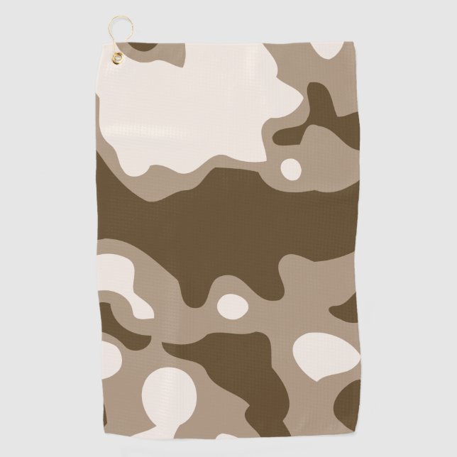 Desert Camouflage Golf Towel (Front)