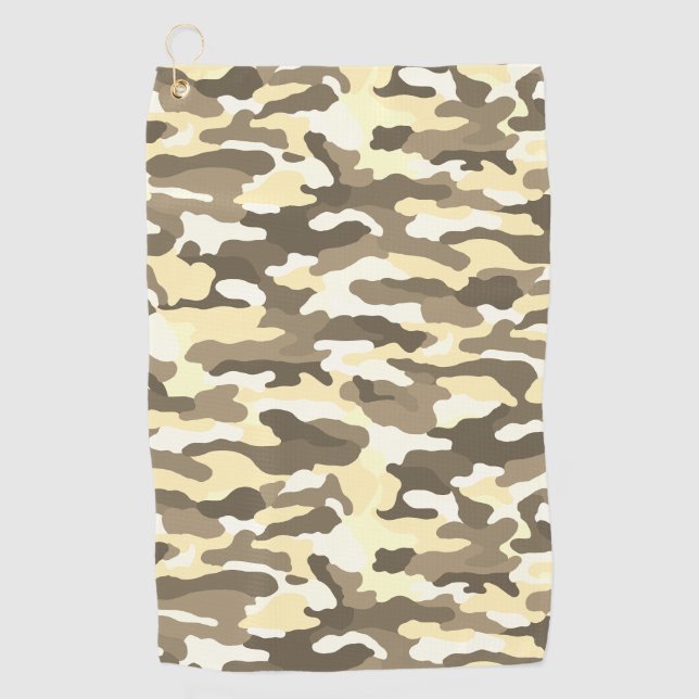Desert Camouflage Golf Towel (Front)