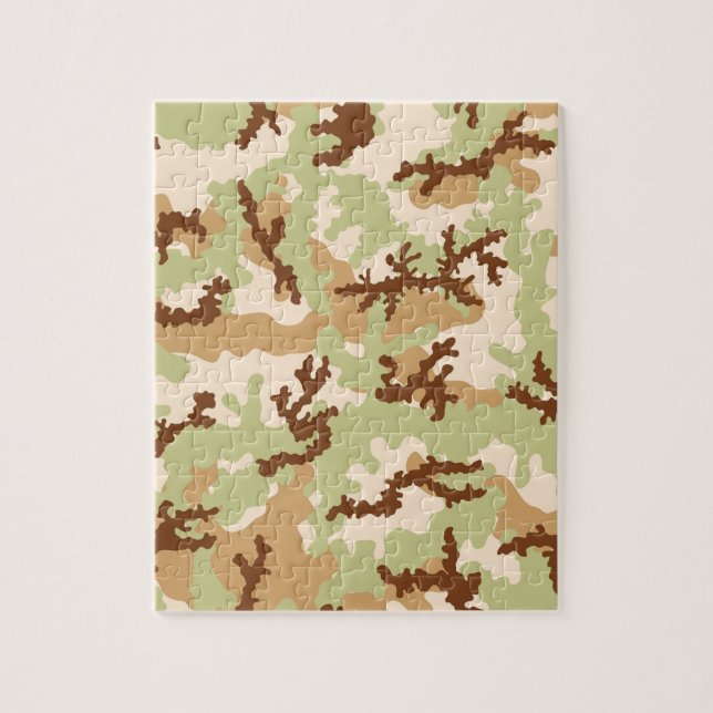 Desert camouflage jigsaw puzzle (Vertical)