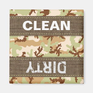 Desert camouflage magnet