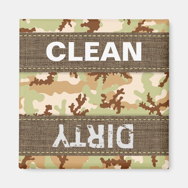 Desert camouflage magnet (Front)