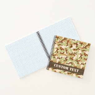 Desert Camouflage Notebook