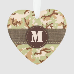 Desert camouflage ornament