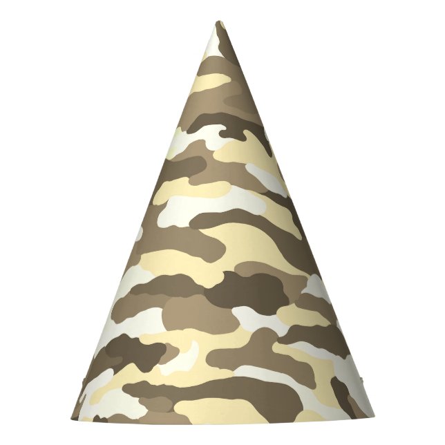 Desert Camouflage Party Hat (Front)
