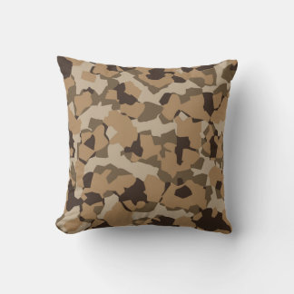 Desert Camouflage Pattern Cushion