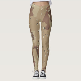 Desert Camouflage Pattern Leggings