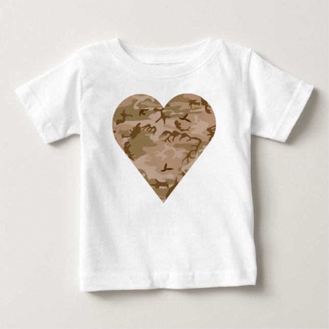 Desert Camouflage Pattern, Military Pattern, Army Baby T-Shirt (Front)