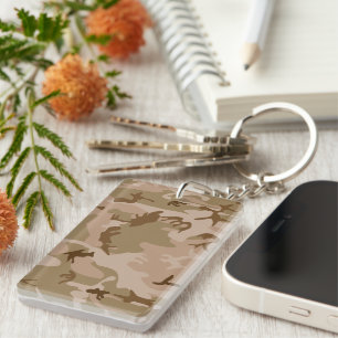 Desert Camouflage Pattern, Military Pattern, Army Key Ring
