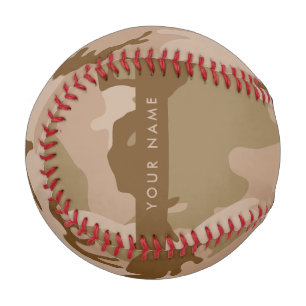Desert Camouflage Pattern, Your name, Personalise Baseball