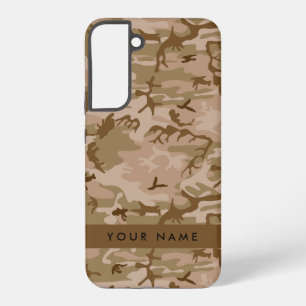 Desert Camouflage Pattern, Your name, Personalise Samsung Galaxy Case