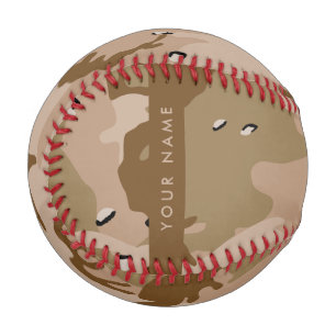 Desert Camouflage Pebbles, Your name, Personalise Baseball