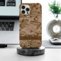 Desert Camouflage Pebbles, Your name, Personalise