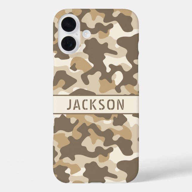 Desert Camouflage Personalised Case-Mate iPhone Case (Back)