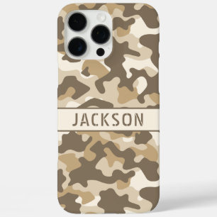 Desert Camouflage Personalized iPhone 16 Pro Max Case