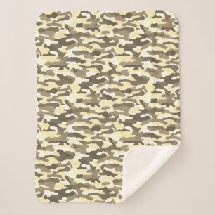 Desert Camouflage Sherpa Blanket