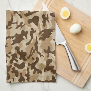 Desert Camouflage   Tea Towel