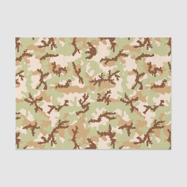 Desert camouflage tissue paper (Front)