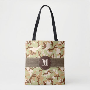 Desert camouflage tote bag