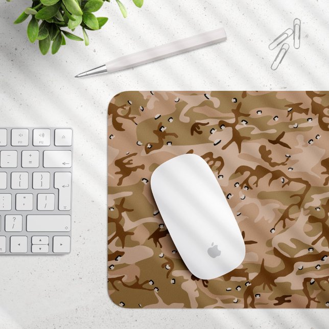 Desert Camouflage With Pebbles, Military, Army Mouse Pad (Creator Uploaded)