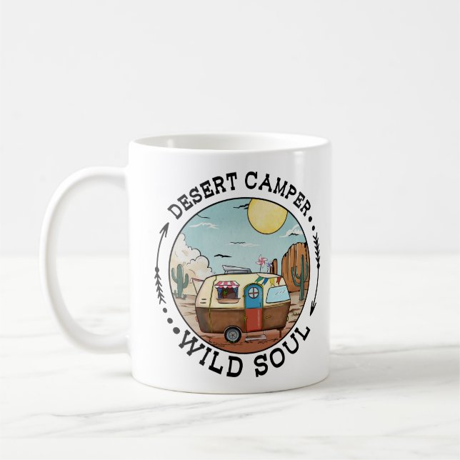 Desert Camper Wild Soul Coffee Mug (Left)