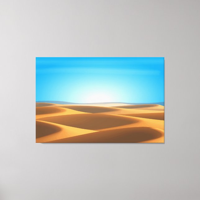 Desert Canvas Print (Front)