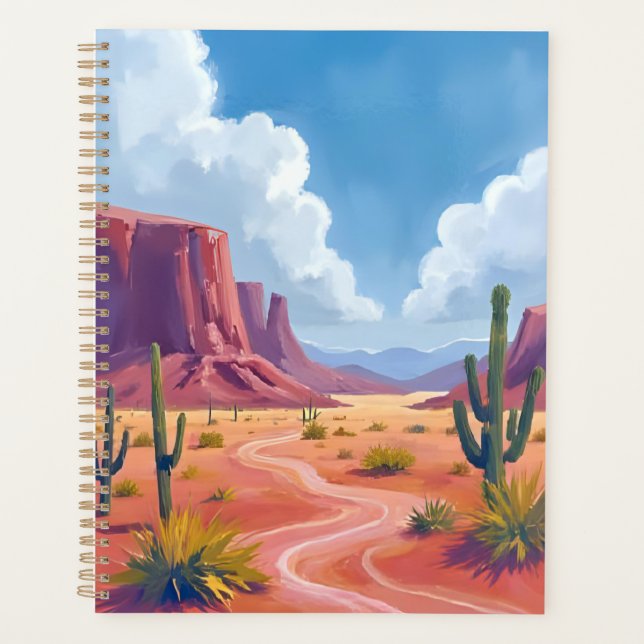 Desert Canyon | Cactus Nature Landscape Planner (Front)
