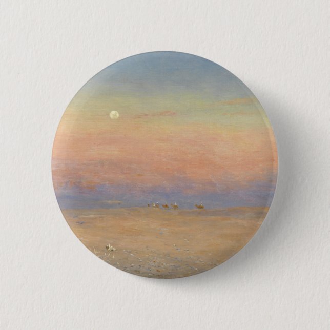 Desert Caravan 6 Cm Round Badge (Front)