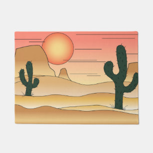 Desert Cartoon Doormat