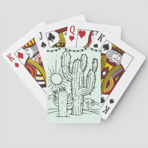 Desert Celebration on playing cards