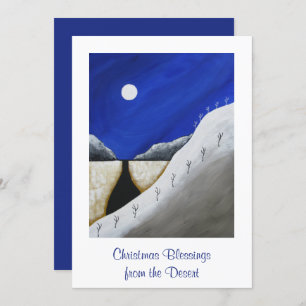 Desert Christmas Holiday Card