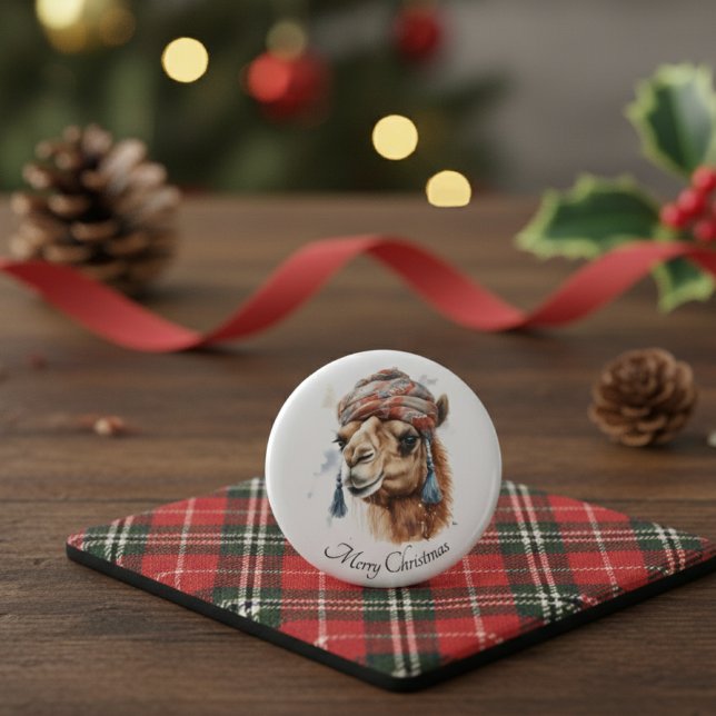 Desert Christmas Joy, custom 3 Cm Round Badge (Creator Uploaded)