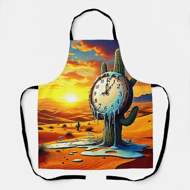 Desert Clock Dreamscape Apron (Front)
