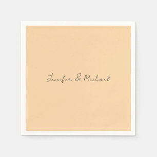 Desert Color Professional Modern Plain Minimalist Napkin