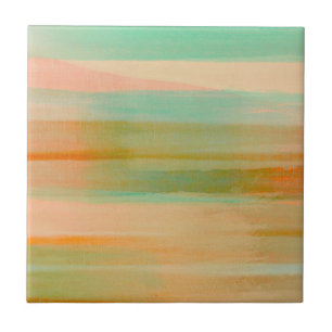 Desert Colors Southwest Sunset Aqua Orange    Ceramic Tile