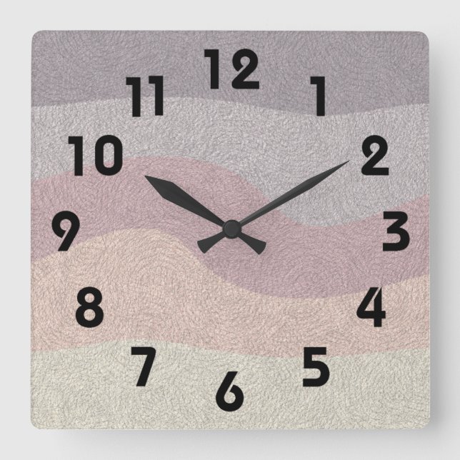 Desert Colors Wall Clock (Front)