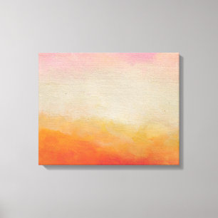 Desert Colours Abstract Landscape Painting Canvas Print