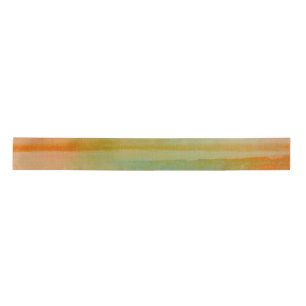 Desert Colours Southwest Sunset Aqua Orange      Satin Ribbon