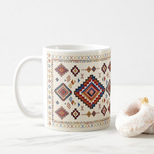 Desert Confetti Nomad – Vibrant Tribal Moroccan Coffee Mug