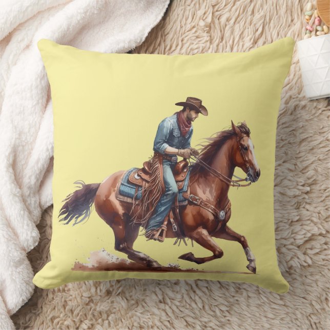 Desert Cowboy  Cushion (Blanket)