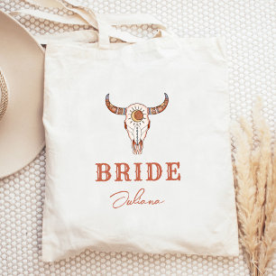 Desert Cowgirl Last Rodeo Bride Tote Bag