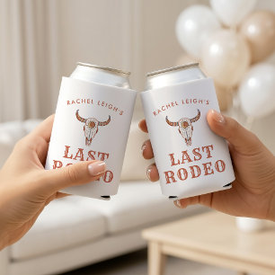 Desert Cowgirl Last Rodeo Can Cooler