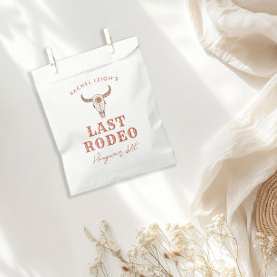 Desert Cowgirl Last Rodeo Favour Bag