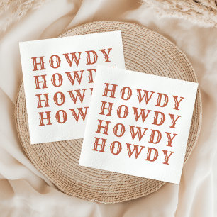 Desert Cowgirl Last Rodeo Napkin