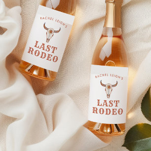 Desert Cowgirl Last Rodeo Wine Label