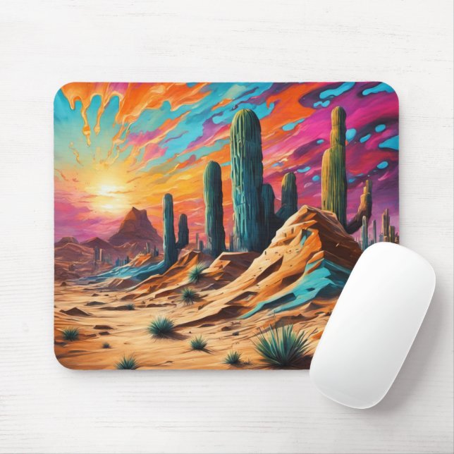  Desert Dawn Mouse Pad (With Mouse)