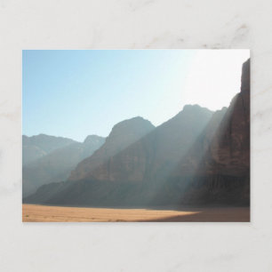 Desert dawn postcard