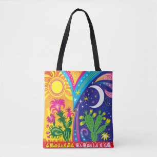 Desert Day and Night Tote Bag