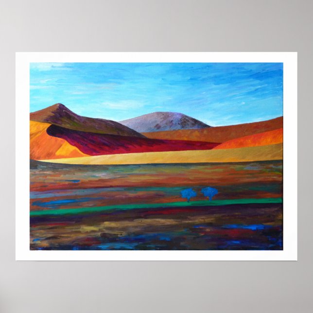 désert de Namibie Poster (Front)