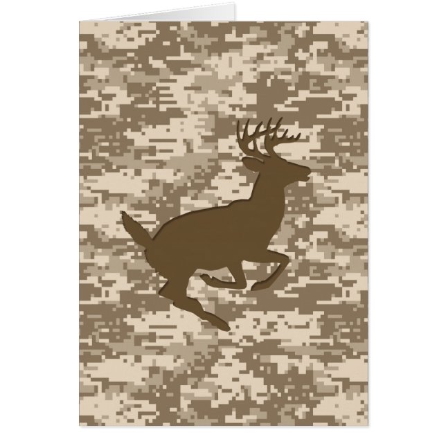 Desert Digital Camouflage Deer Camo Pattern (Front)